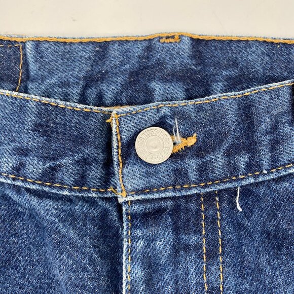 Levi's 505 Dark Wash Straight Leg Jeans | Size 36 Regular - Picture 4 of 9